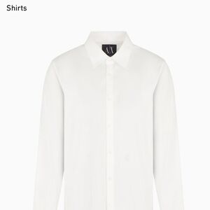 Armani Exchange Men's White Classic Shirt